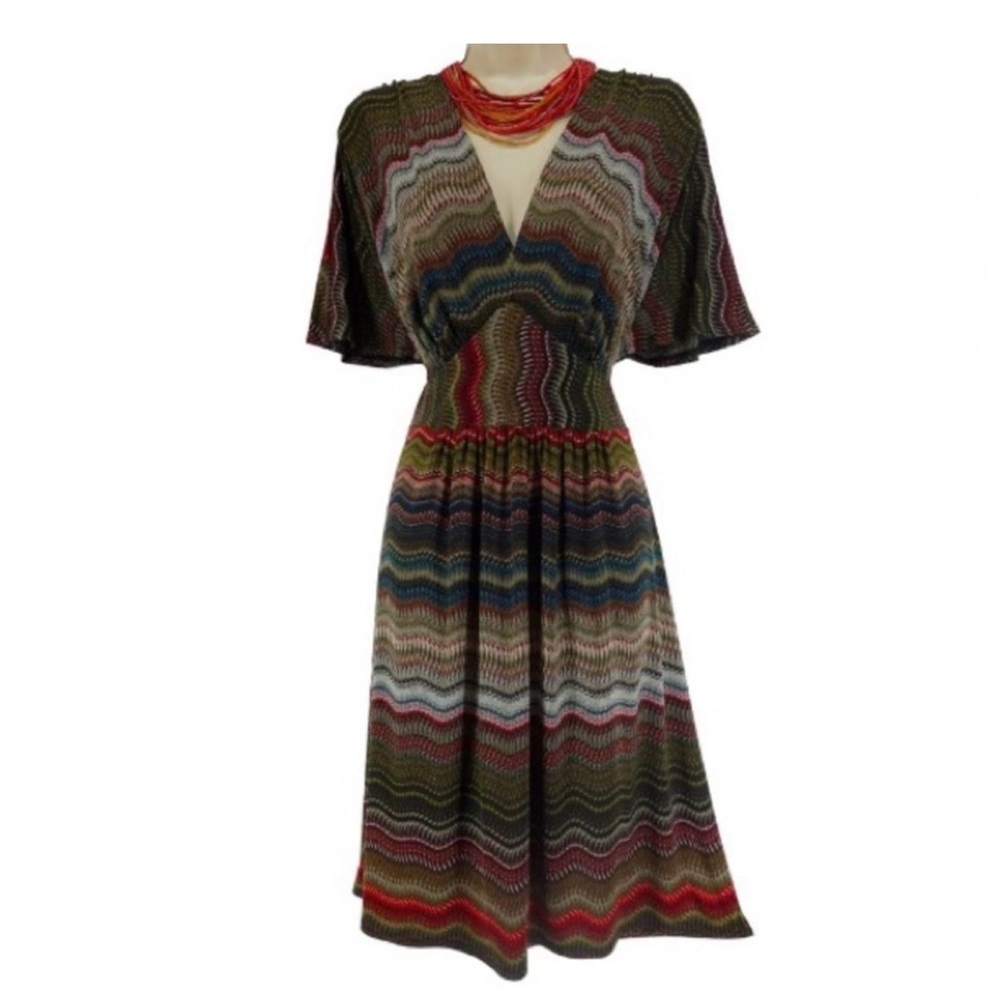 XL X-LARGE GORGEOUS PRINT EMPIRE
DRESS